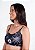 Top alcinha dupla face floral preto e branco - Imagem 1