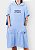 Poncho atoalhado de surf Ondinhas Azul Claro - Imagem 3