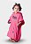 Poncho atoalhado de surf - Infantil - Rosa - Imagem 1