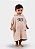 Poncho atoalhado de surf - Infantil - Bege - Imagem 1
