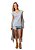 Blusa cinza com bordado no ombro - Imagem 3