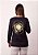 Blusa manga longa preta girassol - Imagem 4