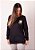 Blusa manga longa preta girassol - Imagem 7
