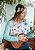 Blusa cropped manga longa floral - Imagem 2