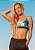 Top ativa dupla face preto e tie dye azul - Imagem 3