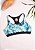 Top ativa dupla face preto e tie dye azul - Imagem 1