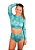 Top cropped tainha azul piscina - Imagem 4
