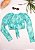 Top cropped tainha azul piscina - Imagem 1