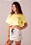 Cropped amarelo sonhe viva realize - Imagem 5