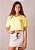 Cropped amarelo sonhe viva realize - Imagem 3