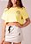 Cropped amarelo sonhe viva realize - Imagem 4