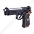 Pistola Airsoft M92 WE BioHazard Black GBB 6mm - Full Metal - Imagem 1