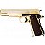 Pistola Airsoft 1911 WE Gold GBB 6mm - Full Metal - Imagem 4