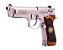 Pistola Airsoft M92 WE Samurai Edge Chrome GBB 6mm - Full Metal - Imagem 1
