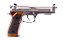 Pistola Airsoft M92 WE Samurai Edge Chrome GBB 6mm - Full Metal - Imagem 4