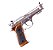 Pistola Airsoft M92 WE Samurai Edge Chrome GBB 6mm - Full Metal - Imagem 5