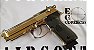 Pistola Airgun Beretta KL92_A1 Silver KLI Co2 4,5mm - Full Metal - Imagem 1