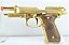 Pistola Airsoft M92 Gold GP2 G&G GBB 6mm - Full Metal - Imagem 5