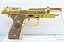 Pistola Airsoft M92 Gold GP2 G&G GBB 6mm - Full Metal - Imagem 4