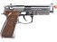 Pistola Airsoft M92 Silver GP2 G&G GBB 6mm - Full Metal - Imagem 2