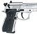 Pistola Airgun Beretta M92 FS Chrome Pellet Umarex Co2 4,5mm - Full Metal - Imagem 2