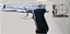 Pistola Airgun Beretta KL92 Silver KLI Co2 4,5mm - Full Metal - Imagem 2