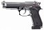 Pistola Airgun Beretta KL92 Silver KLI Co2 4,5mm - Full Metal - Imagem 1