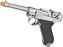 Pistola Airsoft Luger P08 4" Silver WE GBB 6mm - Full Metal - Imagem 3