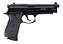 Pistola Airsoft PT99 Black Cybergun Co2 6mm - Full Metal - Imagem 4