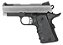 Pistola Airsoft 1911 Mini Silver/Black AW GBB 6mm - Full Metal - Imagem 2