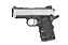 Pistola Airsoft 1911 Mini Silver/Black AW GBB 6mm - Full Metal - Imagem 4