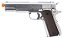 Pistola Airsoft Colt 1911 Silver AW GBB 6mm - Full Metal - Imagem 2