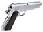 Pistola Airsoft Colt 1911 Silver AW GBB 6mm - Full Metal - Imagem 9