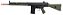 Rifle Airsoft H&K G3A3 OD Green WE/AW/Cybergun GBBR 6mm - Imagem 1