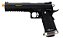 Pistola Airsoft Hi-capa 6.0 T-Rex Gold/Black WE GBB 6mm - Full Metal - Imagem 1