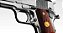 Pistola Airsoft 1911 Colt 70 Nickel Tokyo Marui GBB 6mm - Imagem 3
