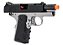 Pistola Airsoft 1911 Mini Black/Silver AW GBB 6mm - Full Metal - Imagem 6