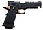 Pistola Airsoft Hi-Capa 5.1 Gold Match Black Gold AW HX2701 GBB 6mm - Imagem 2