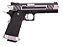 Pistola Airsoft Hi-capa Split Frame Dual Tone AW-HX1001 Dual Tone GBB 6mm - Imagem 2