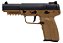 Pistola Airsoft FN HERSTAL Five-Seven 5-7 Cybergun Dark Earth GBB 6mm - Imagem 1