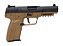 Pistola Airsoft FN HERSTAL Five-Seven 5-7 Cybergun Dark Earth GBB 6mm - Imagem 2