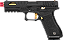 Pistola Airsoft Glock R17 Custom Gold Rossi GBB 6mm - Imagem 4