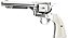 Revólver Airgun Pellet Colt Peacemaker SAA.45 Nickel Finish Co2 4,5mm - Imagem 1