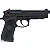 Pistola Airgun M92 Black Rossi Co2 4,5mm - Imagem 4