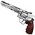 Revólver Airgun WG Rossi 702S 6" Niquelado Co2 4,5mm - Full Metal - Imagem 4