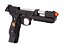 Pistola Airsoft M92 WE BioHazard Extended Black GBB 6mm - Imagem 4
