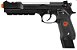 Pistola Airsoft M92 WE BioHazard Extended Black GBB 6mm - Imagem 1