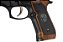 Pistola Airsoft M92 WE BioHazard Black Gen. 2 GBB 6mm - Full Metal - Imagem 3