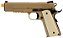 Pistola Airsoft 1911 Kimber Style Tan WE GBB 6mm - Imagem 1