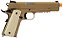 Pistola Airsoft 1911 Kimber Style Tan WE GBB 6mm - Imagem 4